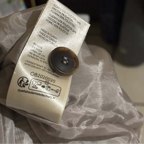 Anthropologie Plaid Mod Vest Small Gray Academia Preppy Collegiate Library Core - Picture 10 of 12